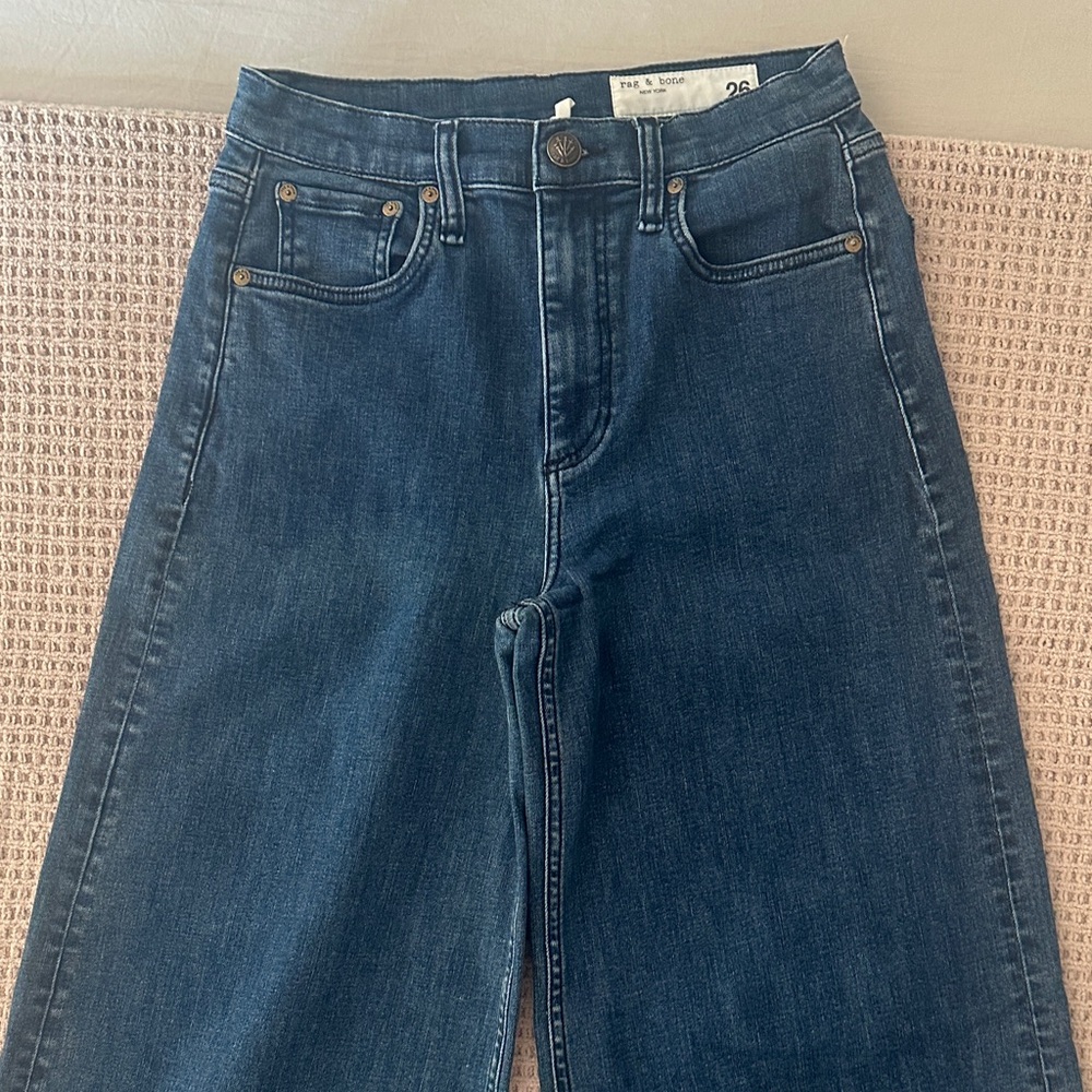 rag & bone High Rise Indigo Jeans